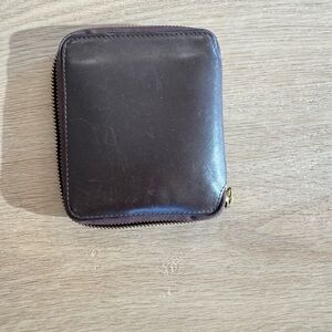 Comme Des Garcons wallet zip around leather wallet